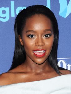 Aja Naomi King at the 2015 GLAAD Media Awards